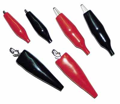 ワニ口クリップ(アリゲータークリップ) ワニ口クリップ(アリゲータークリップ)