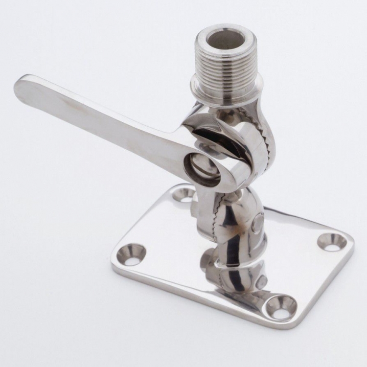 起倒式アンテナスタンド(アンテナベース)自在型 ステンレス 起倒式アンテナスタンド(アンテナベース)自在型 ステンレス