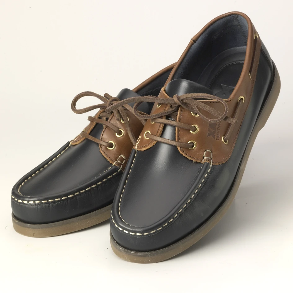 【特価】XMデッキシューズ CREW MODEL メンズ ネイビー/ブラウン 【特価】XMデッキシューズ CREW MODEL メンズ ネイビー/ブラウン