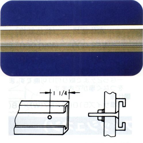 EAST COAST PLASTICS社 アルミマウントレール #174 EAST COAST PLASTICS社 アルミマウントレール #174