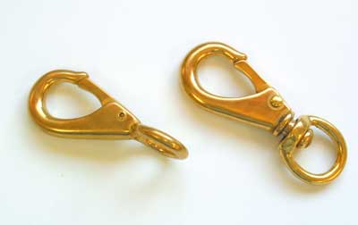 ブロンズ製ナスカン(スイブル・固定) ブロンズ製ナスカン(スイブル・固定)