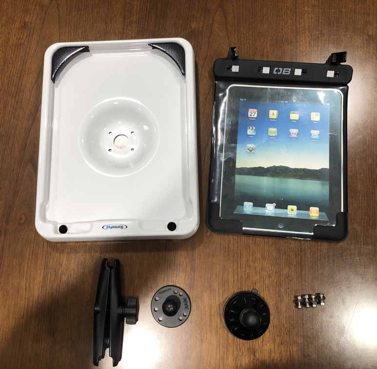 OB ウォータープルーフ ラージタブレット用ボートマウント ホワイト OB ウォータープルーフ ラージタブレット用ボートマウント ホワイト